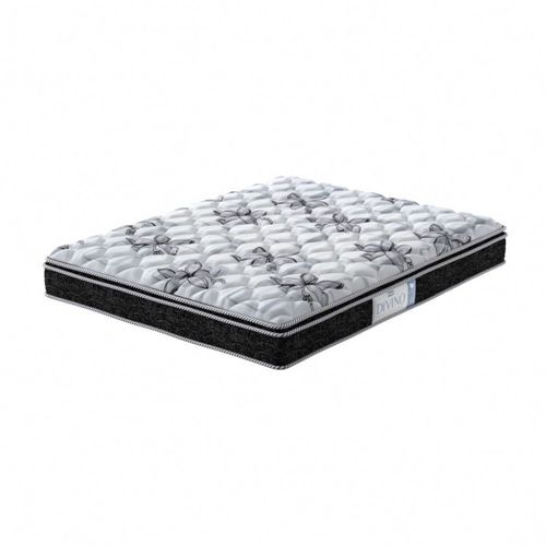 Colchão Queen Espuma D40 Hiper Firme Probel 26cm Branco/Preto