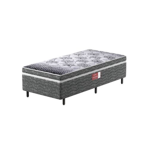 Conjunto Box Conjugado Espuma D28 Solteiro Prodormir Postural (88x188x43cm)