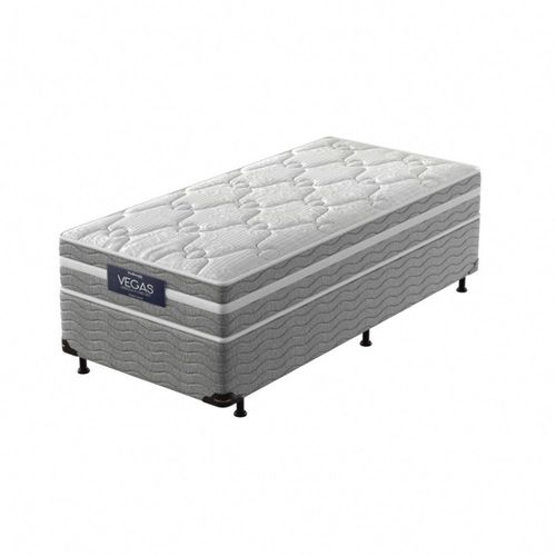 Conjunto Box Solteiro Mola Ensacada Prodormir Vegas Comfort (88x188x46cm)