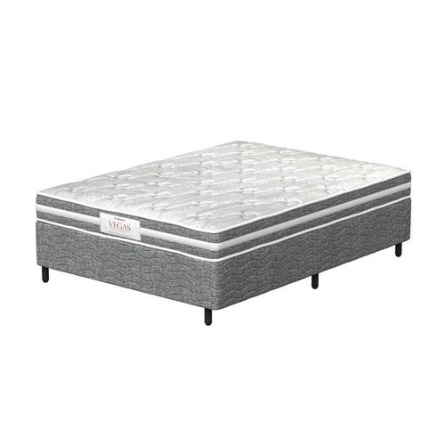 Conjunto Box Casal Mola Ensacada Prodormir Vegas Comfort (138x188x46cm)