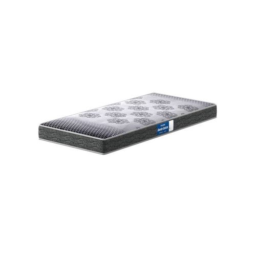 Colchão Solteiro Espuma D23 Guarda Costas Probel 12cm Branco/Preto (88x188x12cm)