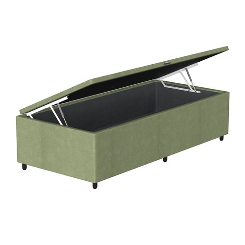 Box Baú Solteiro Probel Luxo Suede