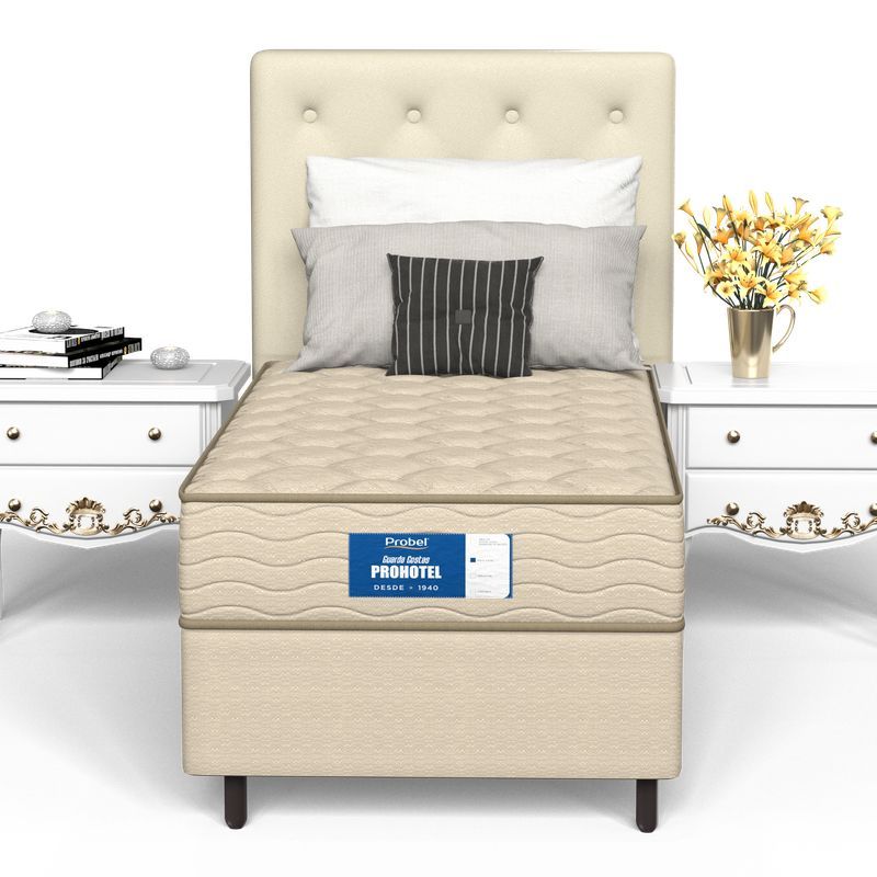 Conjunto Box Solteiro Mola Probel Prohotel Comfort (88x188x52cm)-1744296852160