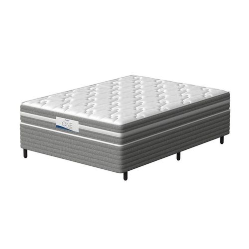 Conjunto Box Casal Mola Ensacada Probel One Springs Branco