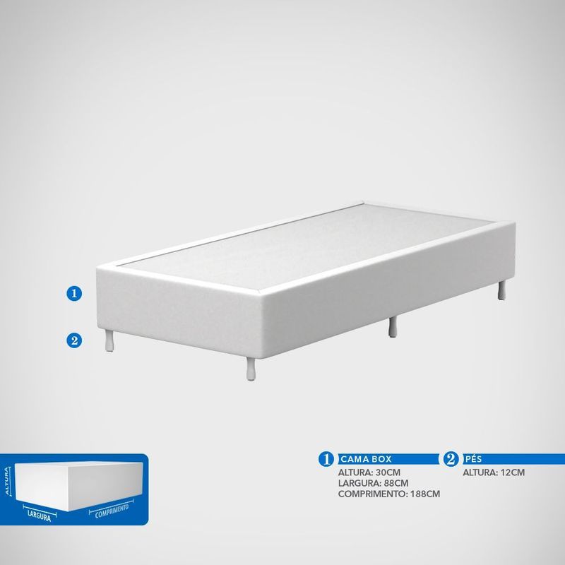 Base Box Solteiro Prodormir Standard Tela - Tela-1765283144855