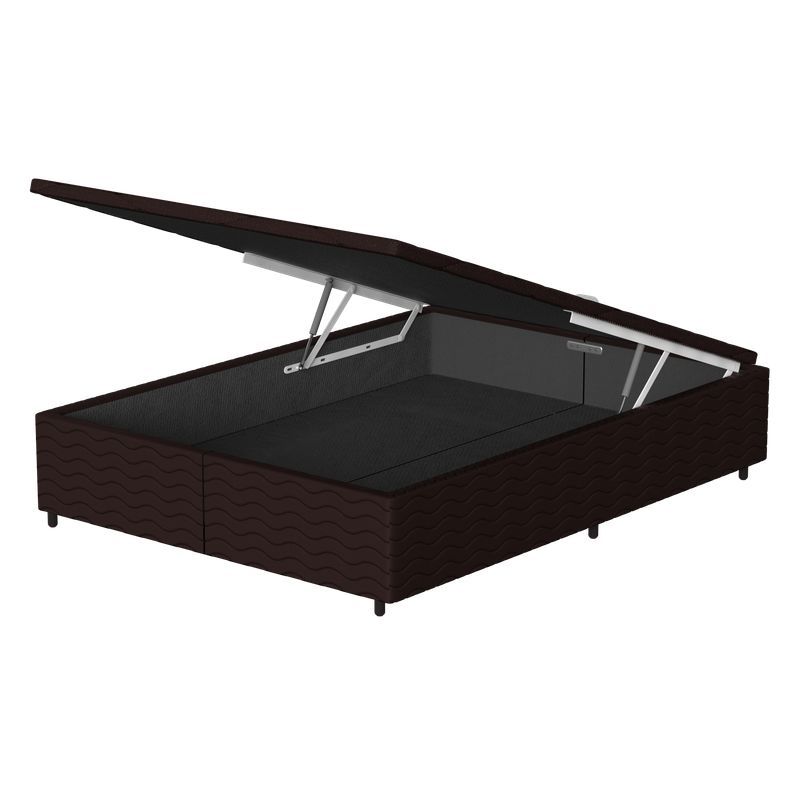 Box Baú Casal Bipartido Probel Luxo Tela-1765824666672