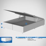 Box Baú King Bipartido Prodormir Standard Rústico-1765827683591