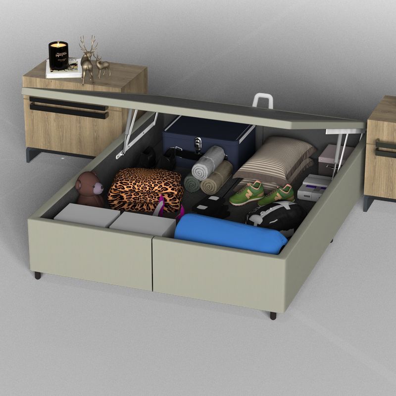 Box Baú Queen Bipartido Probel Luxo Suede-1765828097765