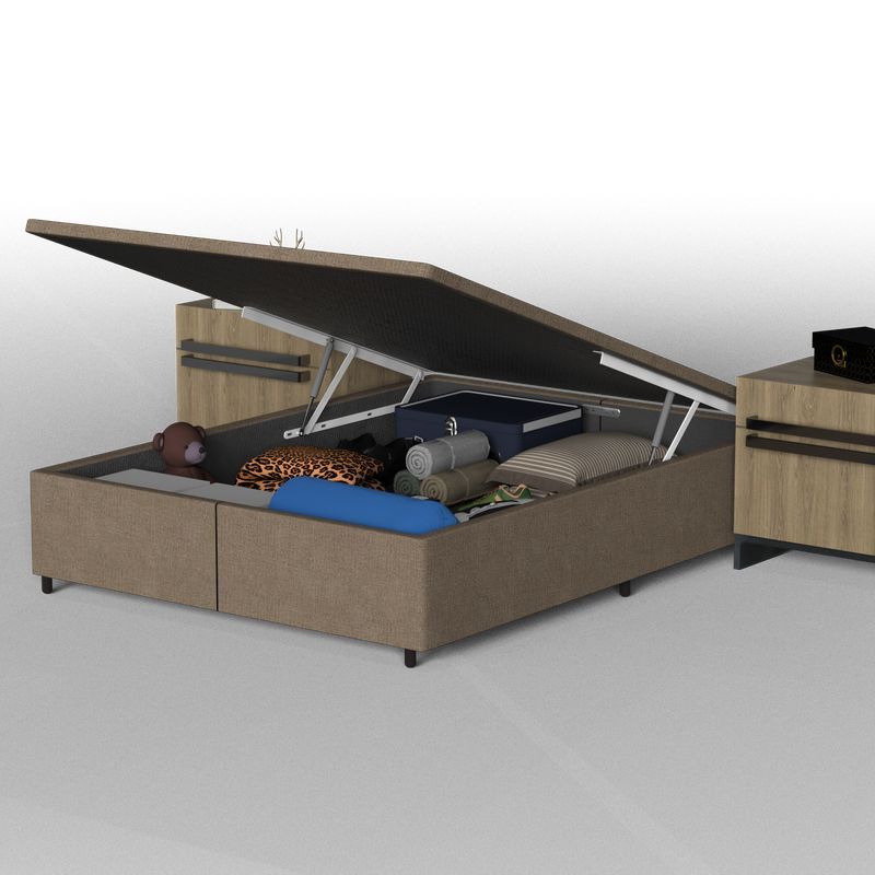 Box Baú Queen Bipartido Probel Luxo Suede-1765828154846