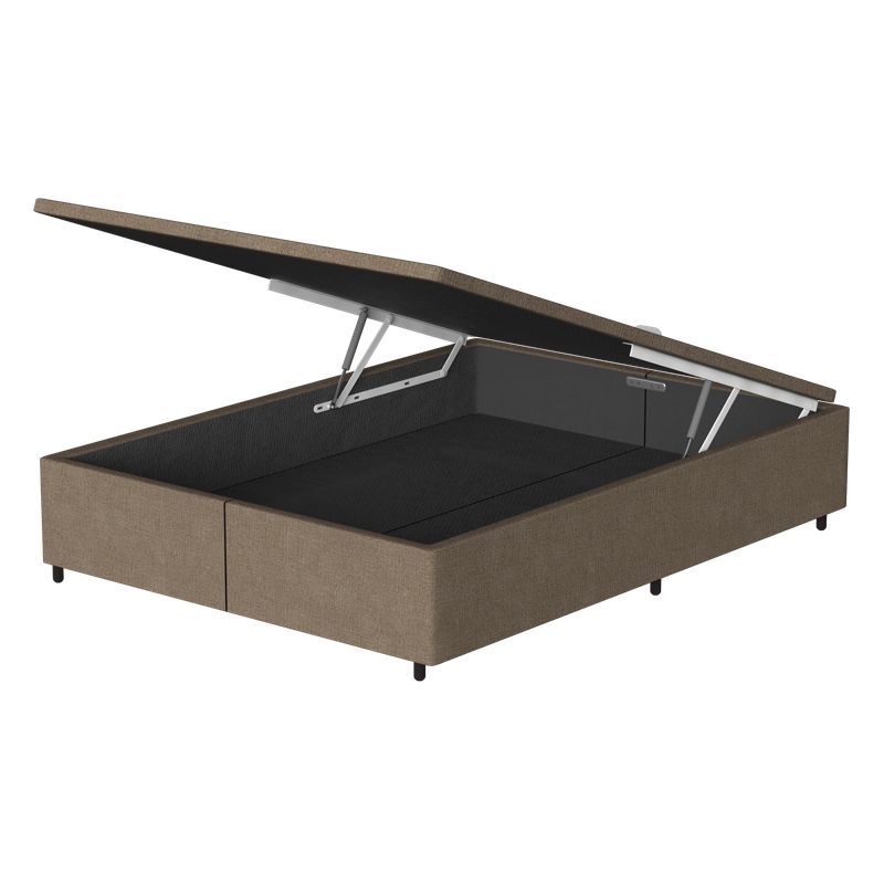 Box Baú King Bipartido Probel Luxo Suede-1765828217160
