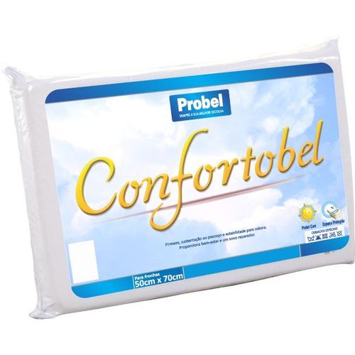 Travesseiro Probel Espuma Soft Antiácaro Confortobel 40x60cm