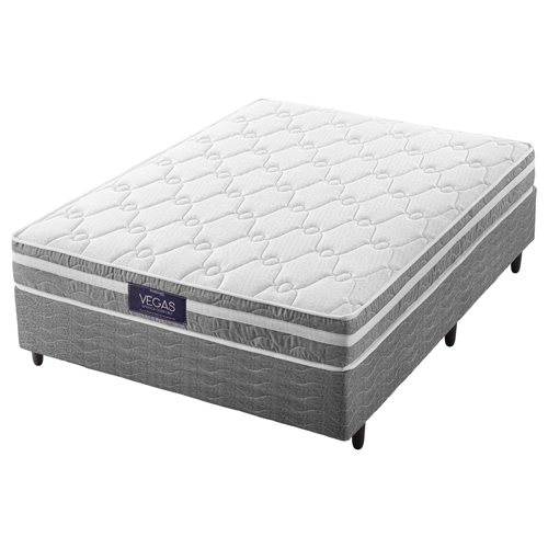 Conjunto Box Casal Mola Ensacada Prodormir Vegas Comfort (138x188x46cm)