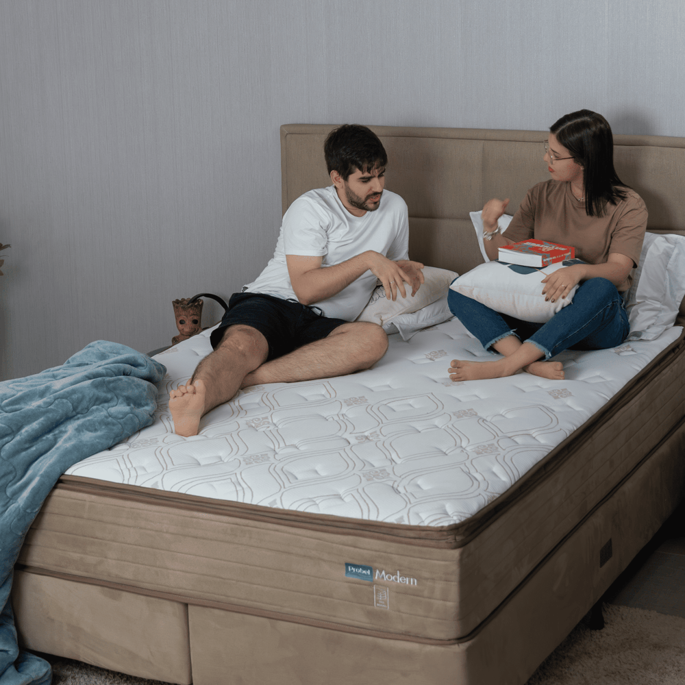 Conjunto Box King Mola Probel Modern (193x203x58cm) - Probel Colchões