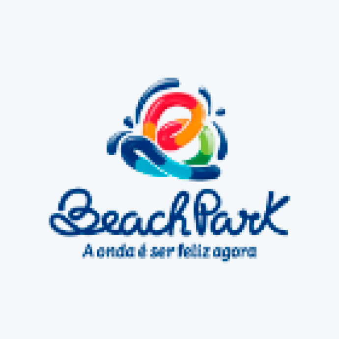 um logotipo para um parque de praia