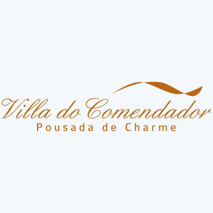 o logotipo de um restaurante chamado villa do comendador